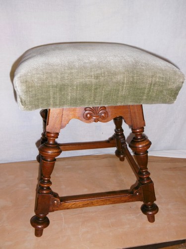 Antik hocker schemel holz - antik,