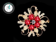 Brosche Weihnachten Korea Schneeflocke Blume Advent Glücksbringer Geschenkidee