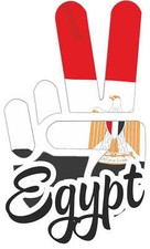 Aufkleber / Autoaufkleber Egypt - Victory - Sieg - Heckscheibe - Auto Fun 10x8cm