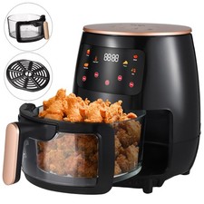Heißluftfritteuse 6L Backofen Dörrautomat Grill Heissluftfritteuse Air Fryer