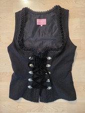 Krüger Dirndl, Damen Mieder "Moonlight" 1x getragen