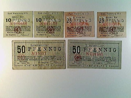 Notgeld stadt westerburg - stadt, westerburg,