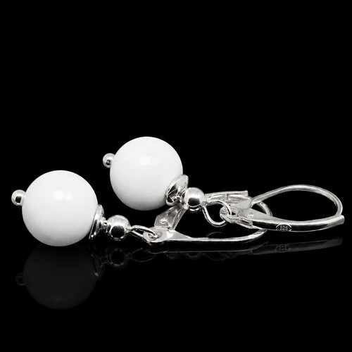 925er sterling silber ohrringe - silber,