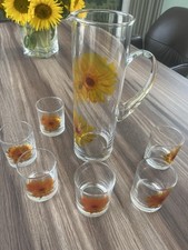 Leonardo 8-tlg. Glas-Set, Motiv Sonnenblume