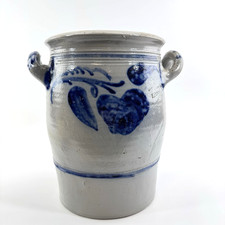 Steingut Gurkentopf Salzglasur