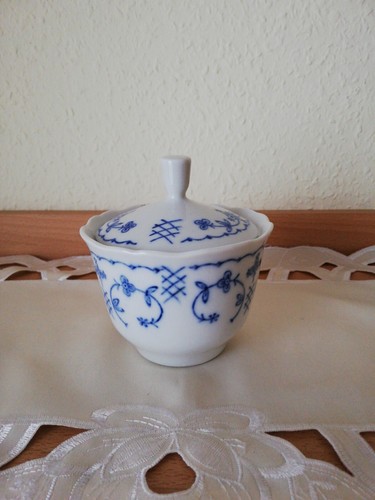 Porzellan zuckerdose kobalt - porzellan,