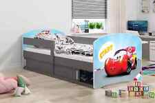 Kinderbett 160x80 Juniorbett Leo Kinderzimmer Grau Cars Autos Mcqueen 20