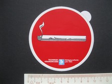 TK TECHNIKER KRANKENKASSE Weltgesundheitsjahr 1980 Sticker Aufkleber Reklame