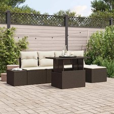 Gartensofa-set mit Kissen mit