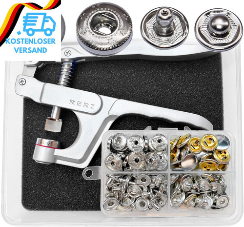 Druckknopf set stück mm - set,