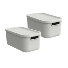 ROTHO 2er-Set Aufbewahrungsbox