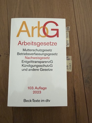 Arbeitsgesetze arbg beck texte - arbeitsgesetze,