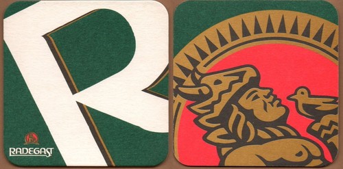 Alter bierdeckel radegast - bierdeckel,