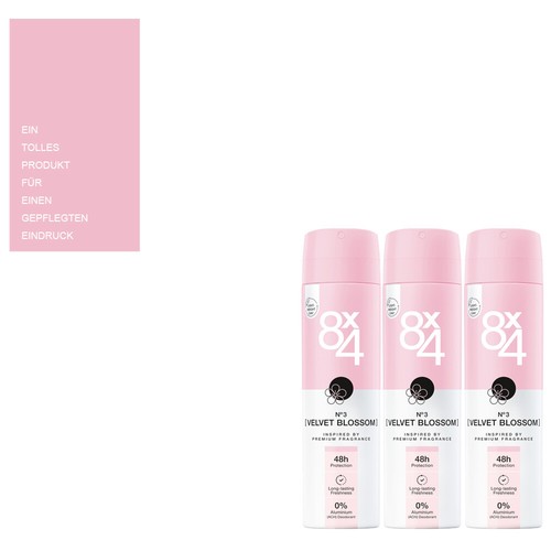 3x150ml 8x4 bodyspray deospray - 8x4,