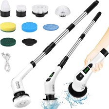 9 in 1 Turbo Scrub Elektrische Akku-Reinigungsbürste 360°Spin Reinigung Scrubber