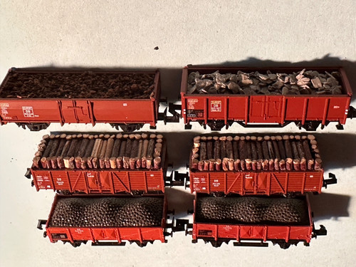Beladene offene güterwagen - 6,
