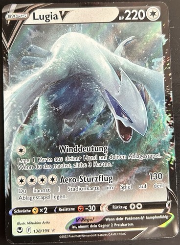 Lugia pokemon 138 195 - v, 138/195