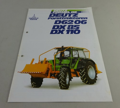 Prospekt broschüre deutz - /,