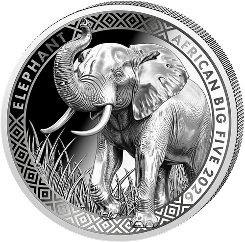 Unze silber african big - silber, five