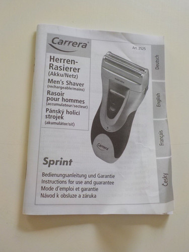 Bedienungsanleitung carrera - bedienungsanleitung,