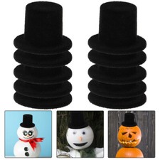 20Stk Miniatur Zylinder Mini-Puppenhut Mini-Schneemann-Hut Basteln Dekor diy