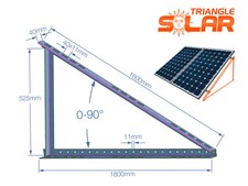 2x PV Halterung 180cm