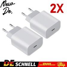 2X 20W Schnell Ladegerät USB-C Netzteil Adapter Stecker für iphone Samsung Handy