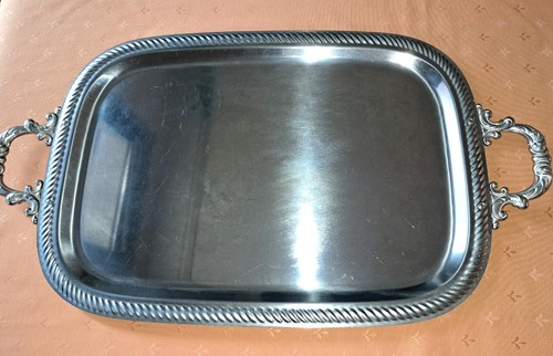 Grosse servierplatte edelstahl - servierplatte,