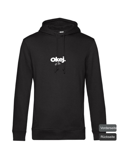 Okej hoodie schwarz - h.,