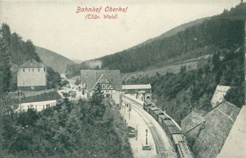 Ansichtskarte oberhof bahnhof - ansichtskarte,