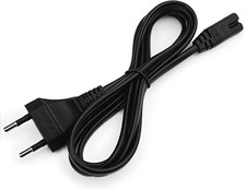 ✅Stromkabel Netzkabel Euro-Stecker Anschlusskabel Euro Kabel EU C7, 2-pin 1,5 m