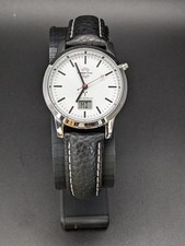 Master Time MTLA-10593-21L Funkuhr Damenuhr Armbanduhr 34mm schwarz