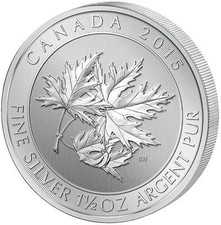 1,5 UNZE 999 SILBER - MAPLE