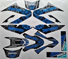 Yamaha WR 125 R X  2009 -2017  Jäger blau  22B DEKOR DECAL KIT Aufkleber Verklei