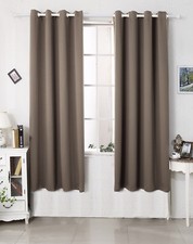 WOLTU 2x Gardinen Vorhänge