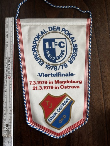 Magdeburg fcm wimpel ddr - 1.fc,