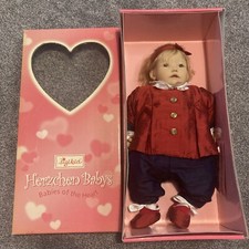 Sigikid Alina De Lange Puppe Limited Edition 31 / 600 selten verpackt Herzchen Baby’s
