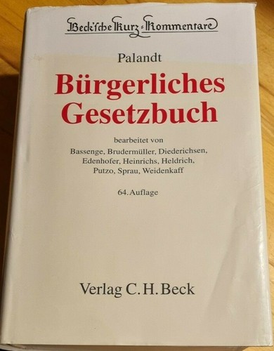 Palandt bürgerliches - palandt,,
