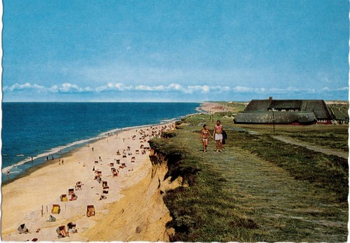 Kampen sylt rotes kliff - ak,