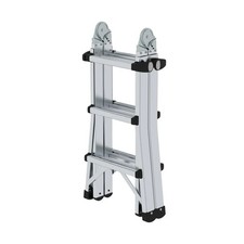 Teleskopleiter 4-teilig KONISCH 4×3 Sprossen Firma RIESA