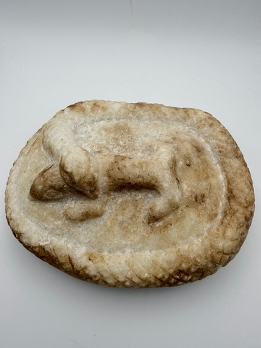 Antik alabaster skulptur - alabaster,