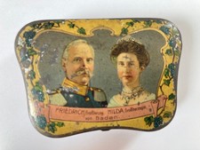 Alte Blechdose Hartwig & Vogel - von Baden, Automatendose