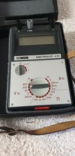 BBC Metrawatt Metravo 4D Messgerät Messbrücke Vielfachmessgerät in Ledertasche