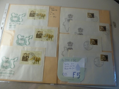 Ddr ersttagsbriefe fdc - x,