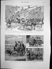 Antiker alter Druck Tour