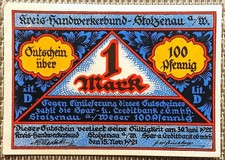 Notgeld: 1 Mark Stolzenau