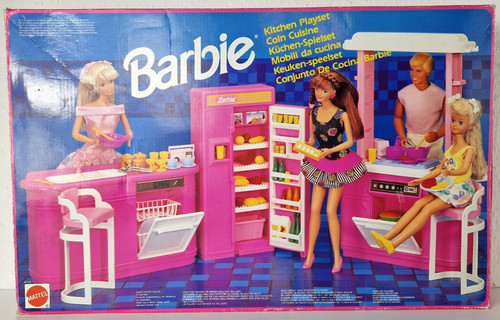 Barbie küchen spielset 8754 - barbie, küchen-spielset