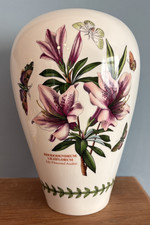 Atemberaubender Vintage PORTMERION Botanischer Garten Keramik Tisch LAMPENFUSS - Sehr guter Zustand