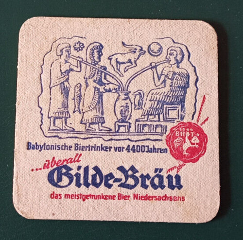 Bierdeckel brauerei gilde - bierdeckel,