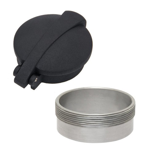 Tankdeckel aluminium retro - aluminium,